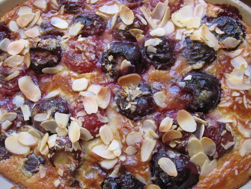 Clafoutis cerises et mascarpone